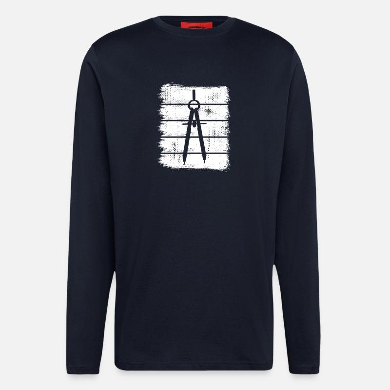 Zirkel - Langarmshirt - made by SPREAD  - DARK NAVY