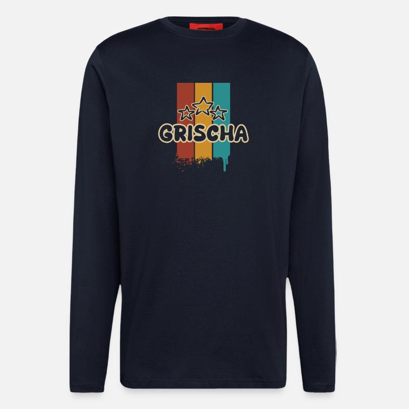 Geschenkidee Grischa - Langarmshirt - made by SPREAD  - DARK NAVY