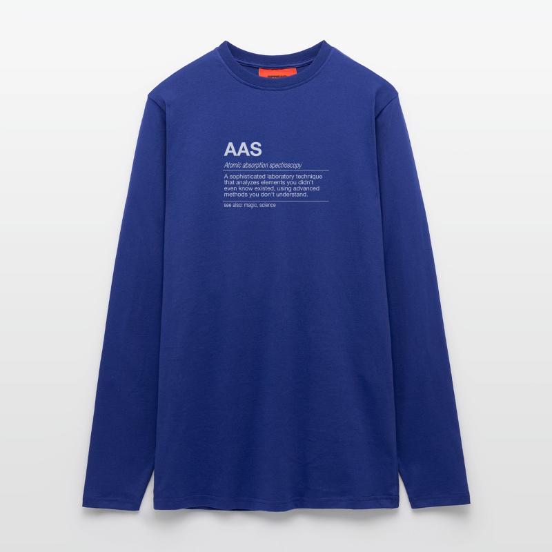 AAS Analyse Atomabsorptionsspektrometrie Analytik Langarmshirt - made by SPREAD 