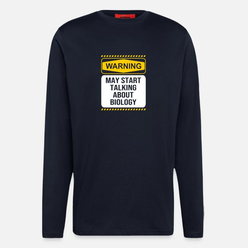 Strukturformel Molekül - Langarmshirt - made by SPREAD  - DARK NAVY