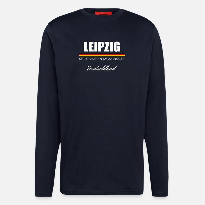 Leipzig - Langarmshirt - made by SPREAD  - DARK NAVY