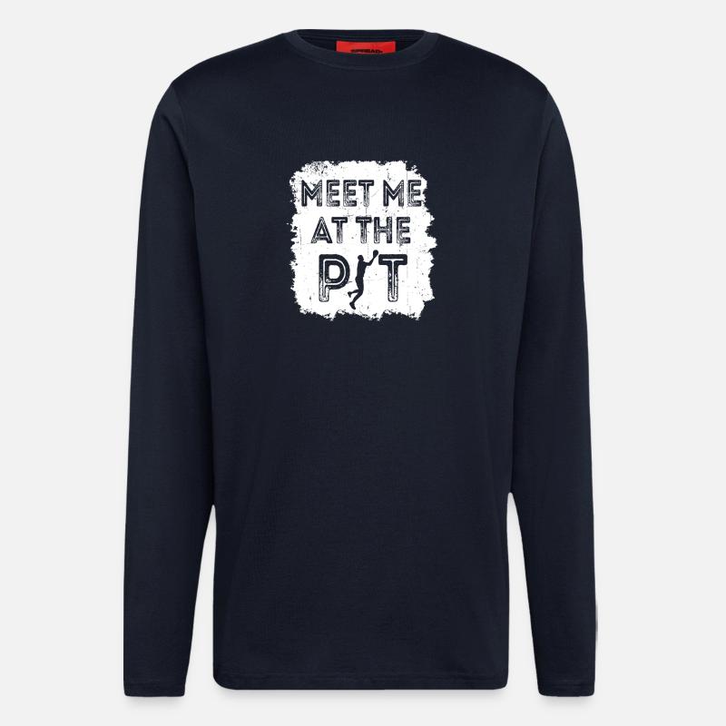 Triff mich im Dot - Langarmshirt - made by SPREAD - DARK NAVY