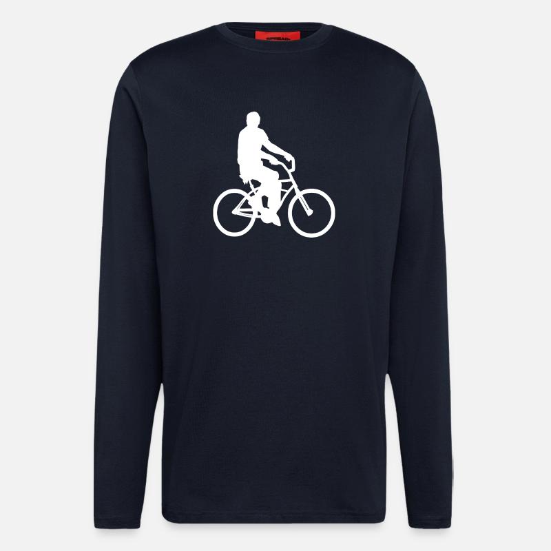 Fahrrad - Langarmshirt - made by SPREAD - DARK NAVY