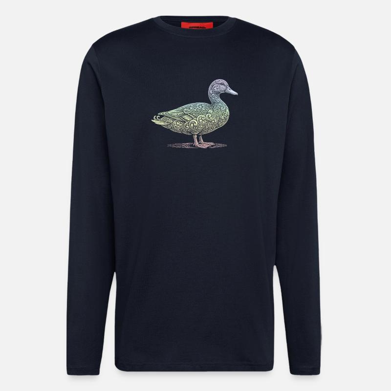 Duck - Longsleeve - made by SPREAD  - DARK NAVY