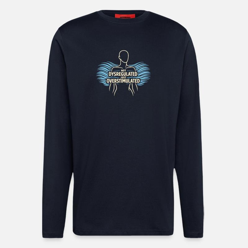 Somatic Healing Somatic Therapy - Longsleeve - made by SPREAD - DARK NAVY