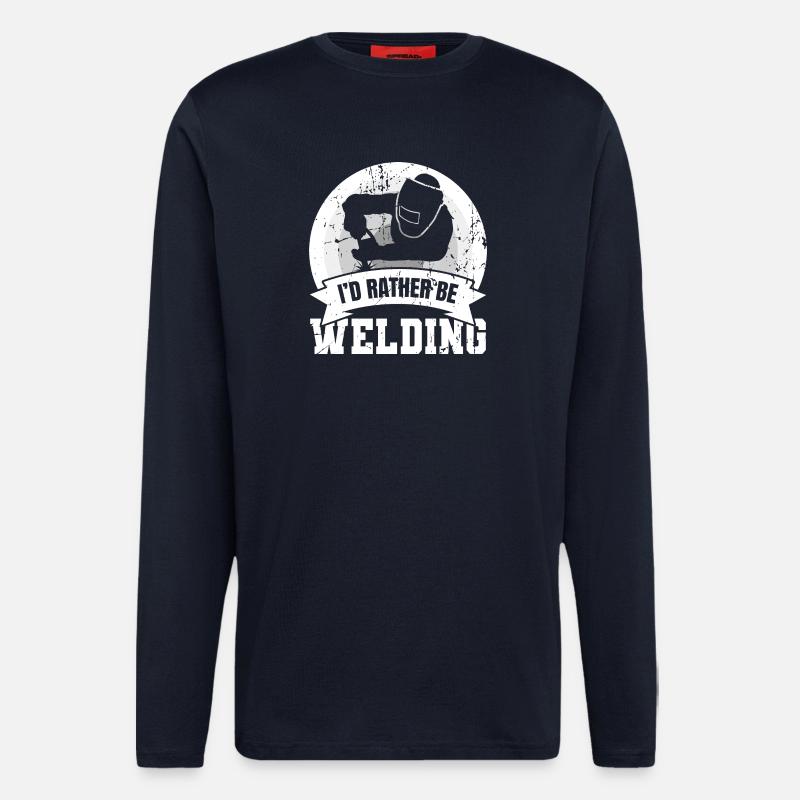 I'd Rather Be Welding - Longsleeve - made by SPREAD - DARK NAVY