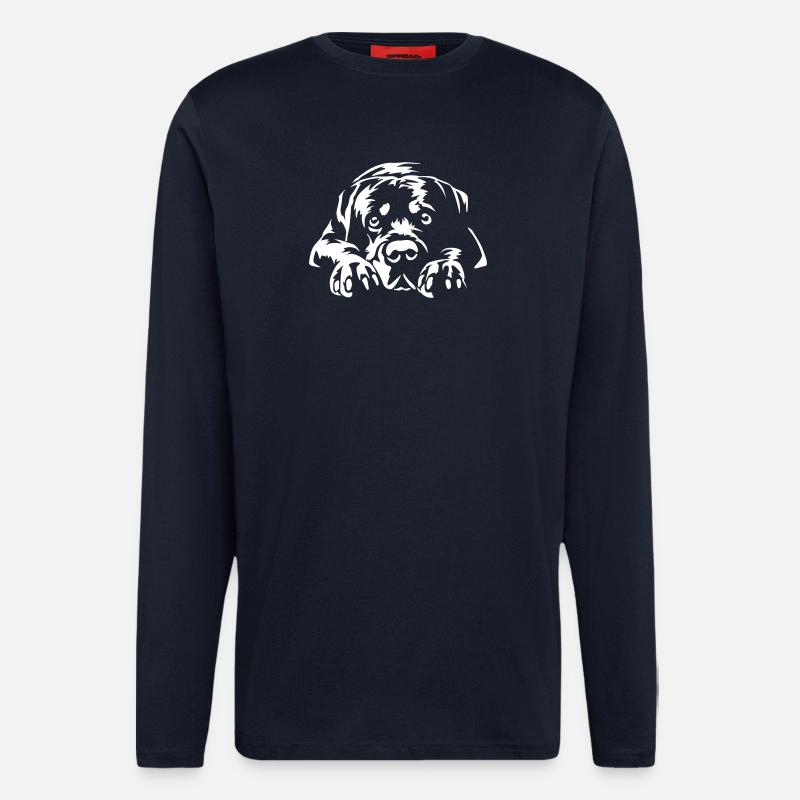 Rottweiler  "Black Edition" - Langarmshirt - made by SPREAD  - DARK NAVY