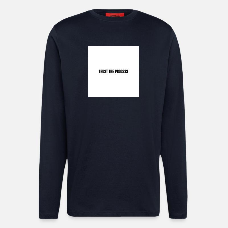 Trust the process - Longsleeve - made by SPREAD  - DARK NAVY