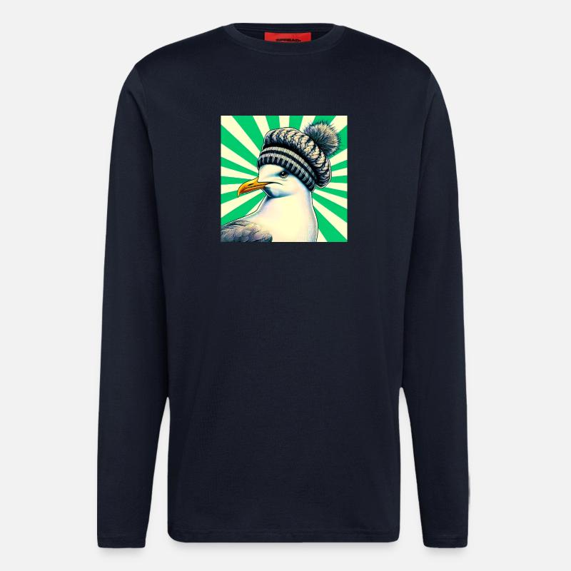 Möwe - Langarmshirt - made by SPREAD  - DARK NAVY