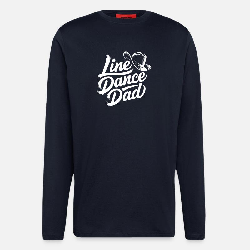 Line Dance Dad - Langarmshirt - made by SPREAD  - DARK NAVY
