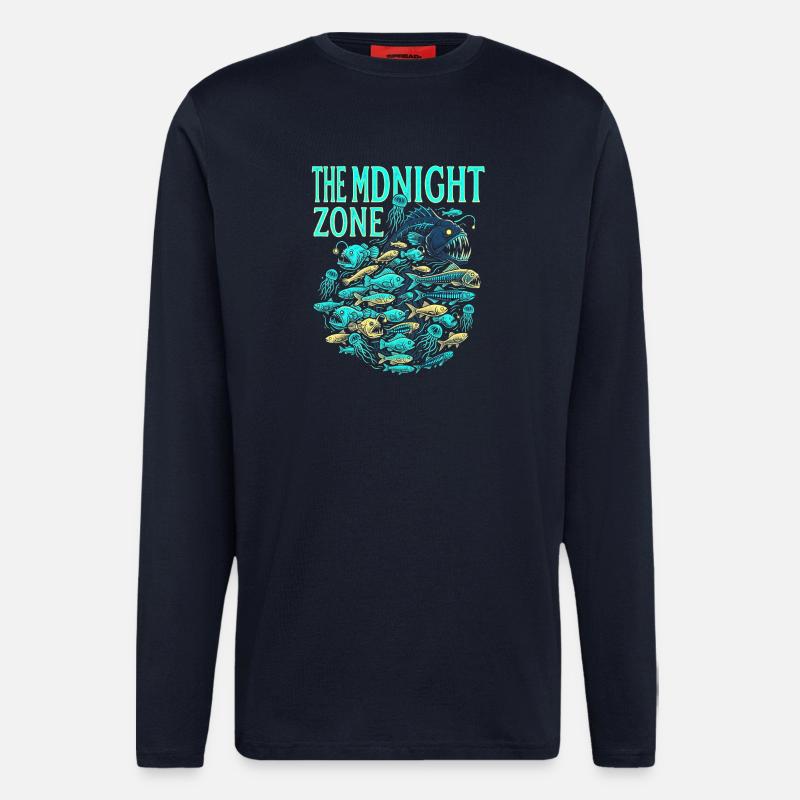 Midnight Pacific - Langarmshirt - made by SPREAD  - DARK NAVY