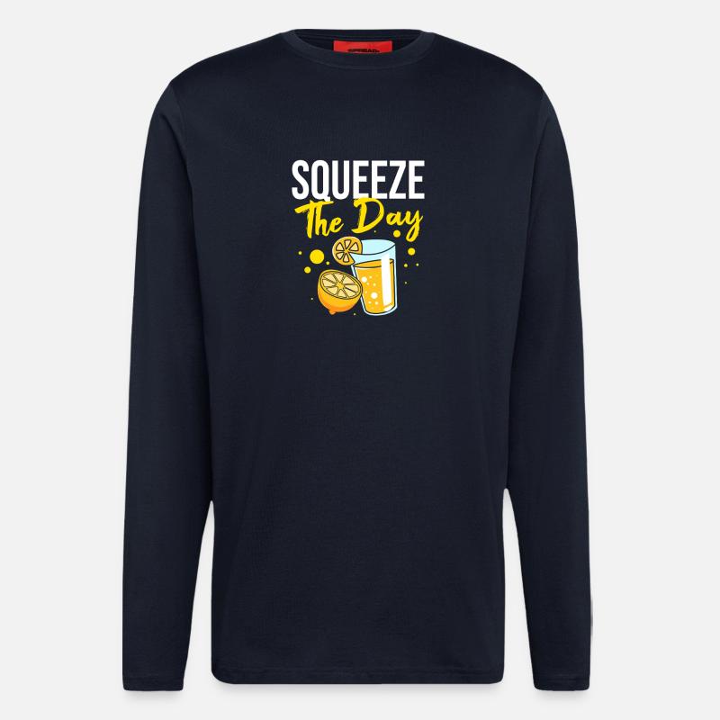 Lemonade Stand Lemonade Limo - Longsleeve - made by SPREAD  - DARK NAVY