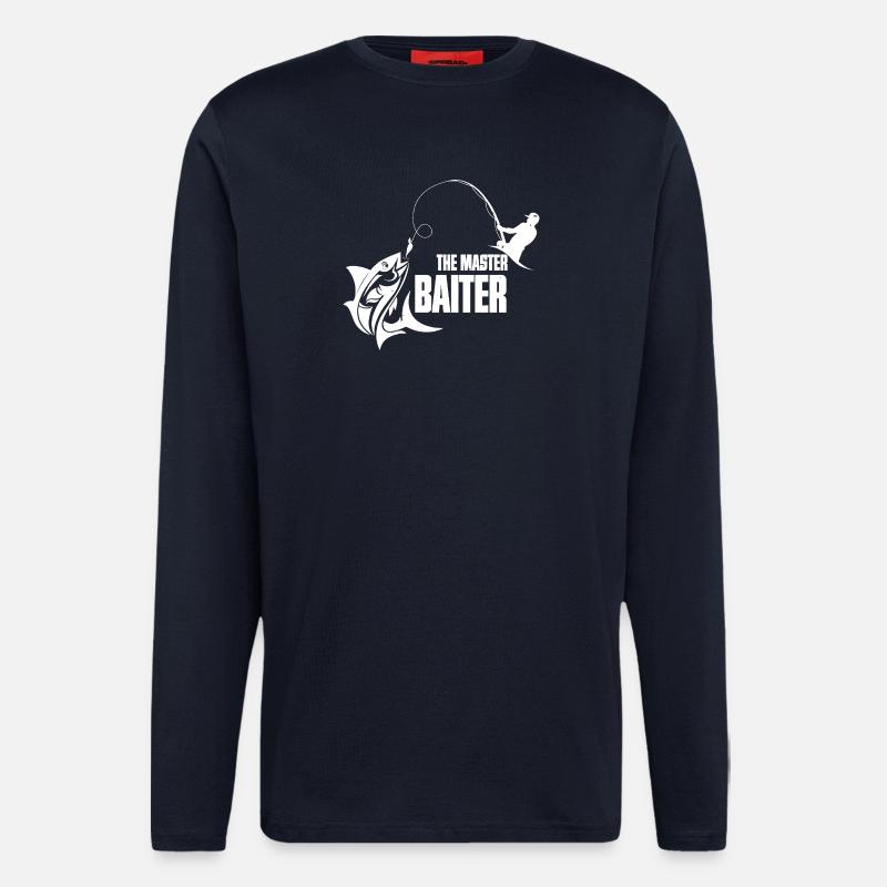 Angler Master Bait Theme - Longsleeve - made by SPREAD  - DARK NAVY