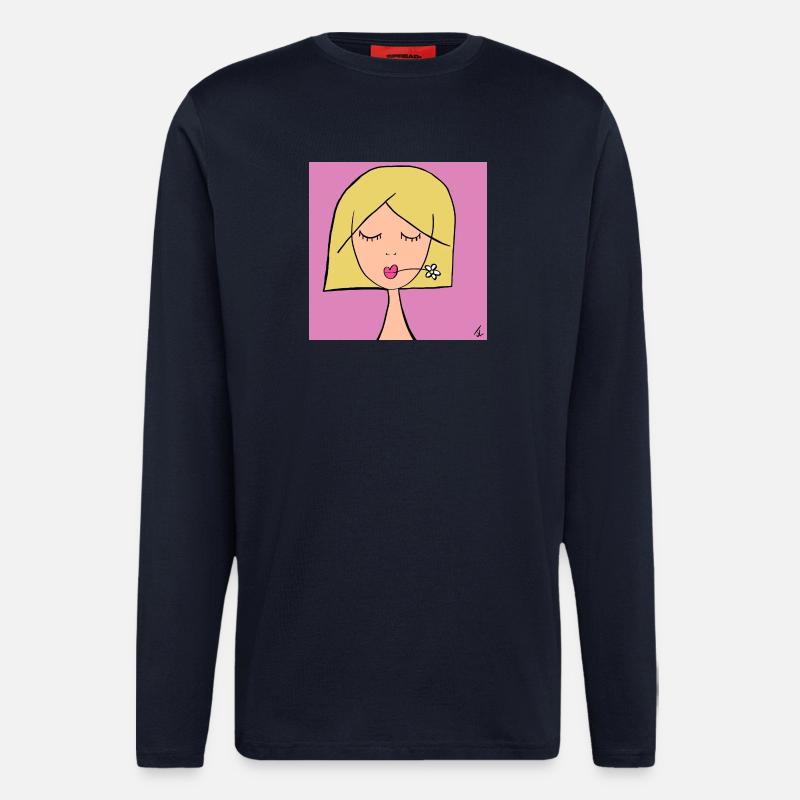 blond - Langarmshirt - made by SPREAD - DARK NAVY