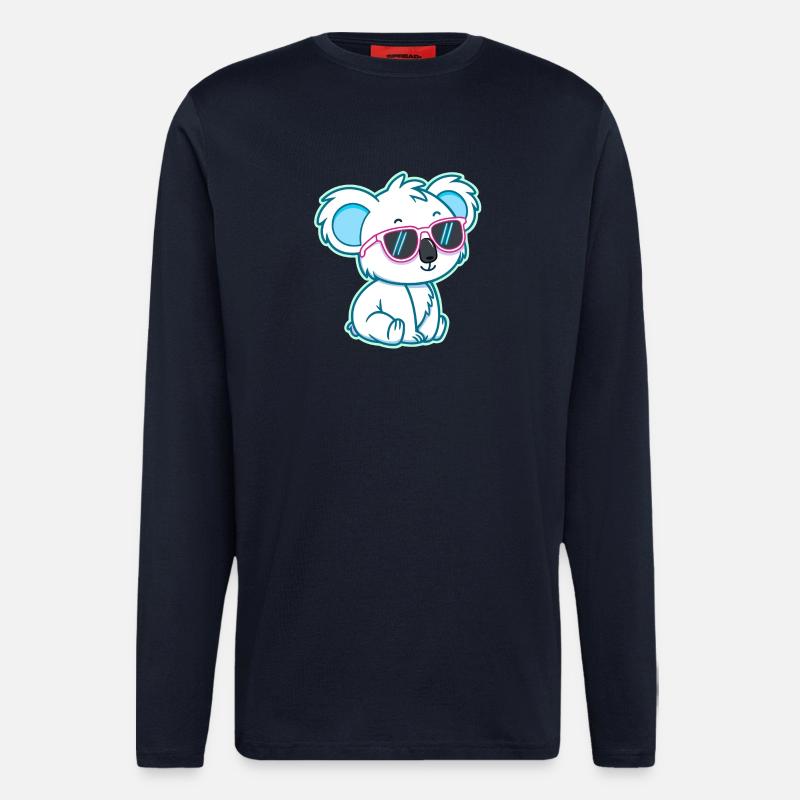 Koala White Chill Sonnenbrille - Langarmshirt - made by SPREAD  - DARK NAVY