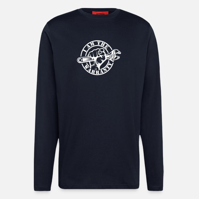 Ich bin die Garantie - Langarmshirt - made by SPREAD  - DARK NAVY