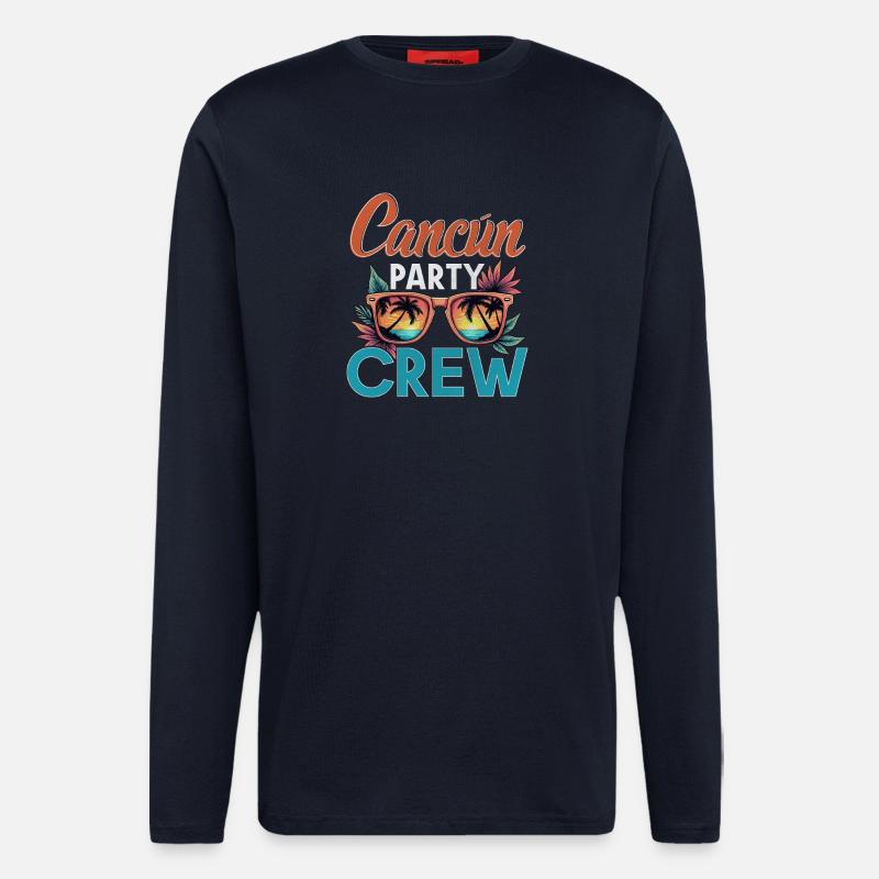 Cancun Crew - Longsleeve - made by SPREAD  - DARK NAVY