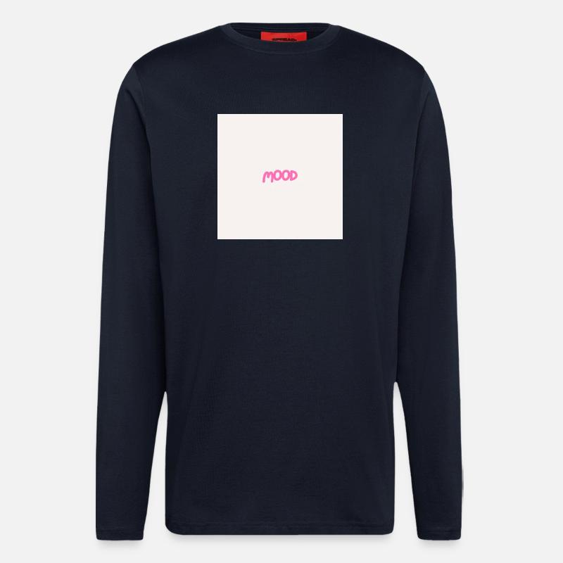 "MOOD" Graphic Tee Design - Longsleeve - made by SPREAD  - DARK NAVY