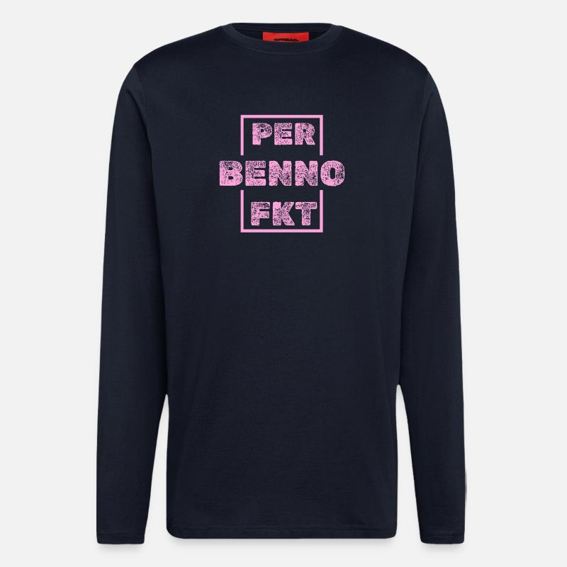 Benno als Einzigartig - Langarmshirt - made by SPREAD  - DARK NAVY