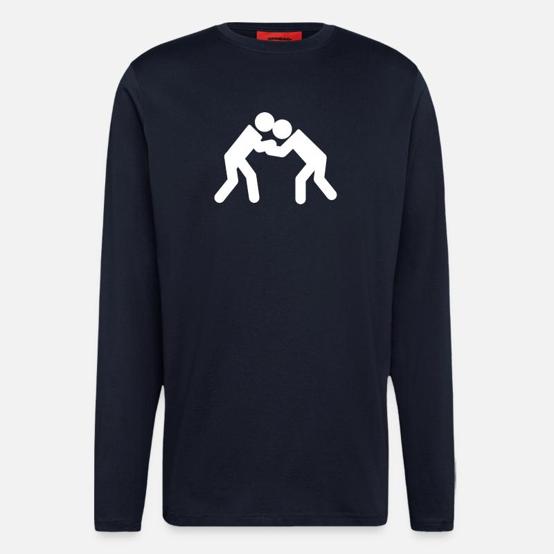 Lutter - Manches longues bio décontracté fabriqué en UE - DARK NAVY