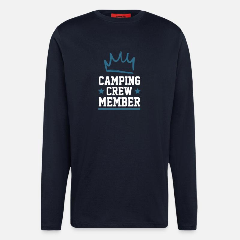 Camping Crew - Longsleeve - made by SPREAD  - DARK NAVY
