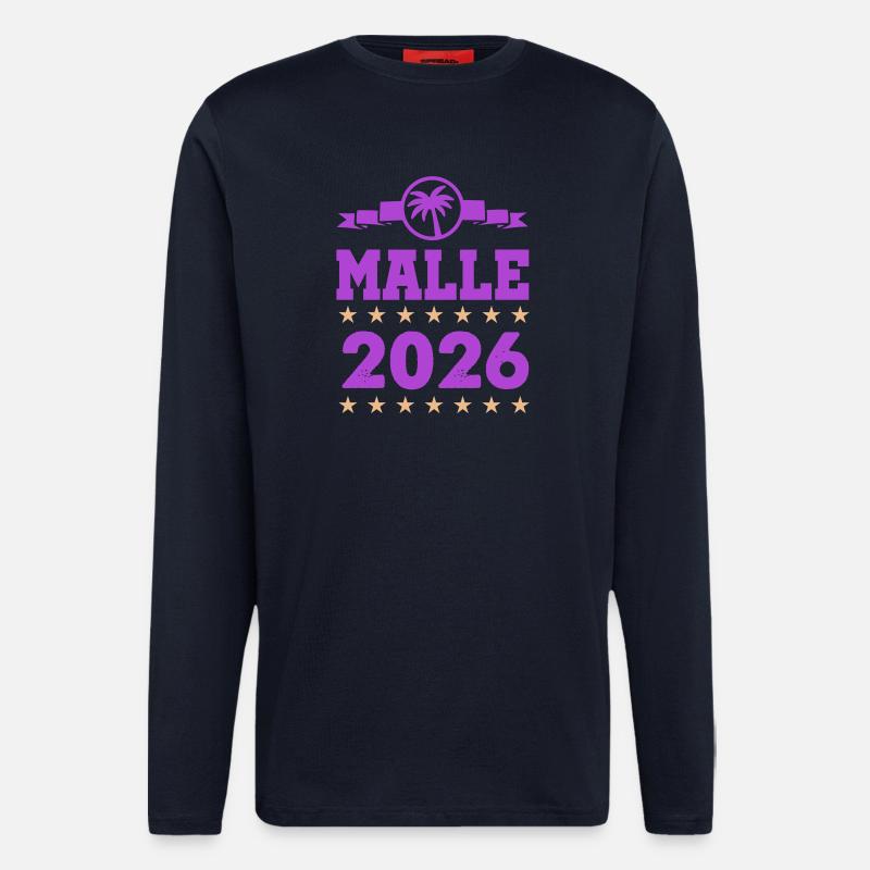 Malle 2026 Logo - Longsleeve - made by SPREAD - DARK NAVY