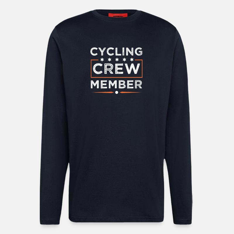 Cycling Crew - Langarmshirt - made by SPREAD  - DARK NAVY