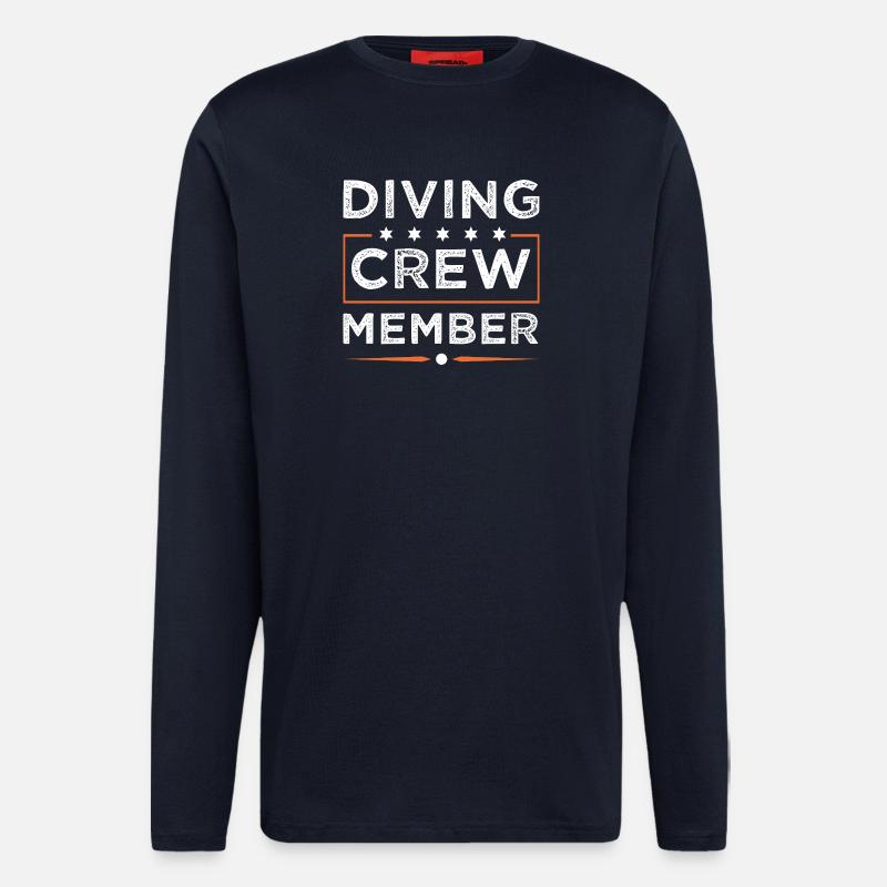 Diving Crew - Longsleeve - made by SPREAD  - DARK NAVY