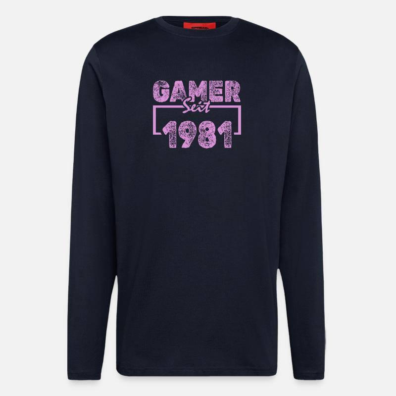 Typing 1981 - Longsleeve - made by SPREAD - DARK NAVY