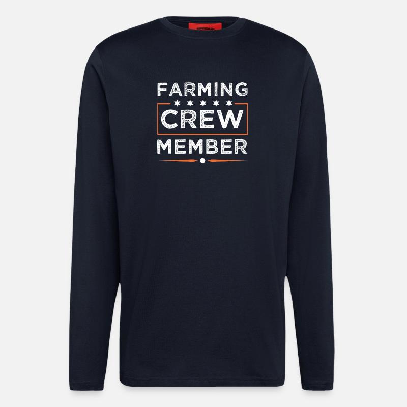 Farming Crew - Longsleeve - made by SPREAD  - DARK NAVY