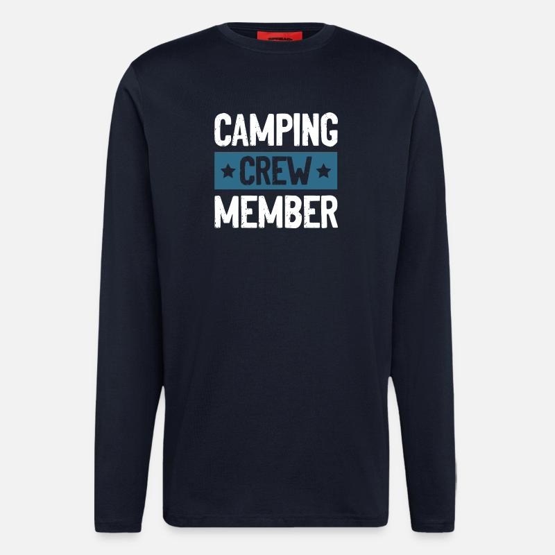 Camping Crew - Langarmshirt - made by SPREAD  - DARK NAVY