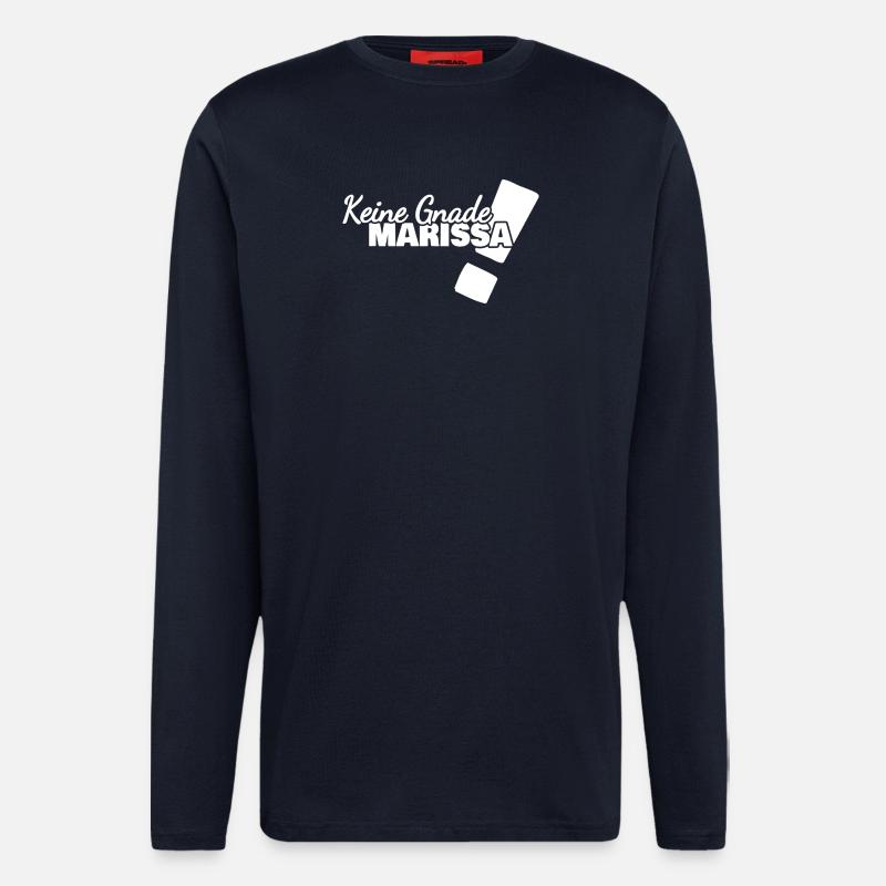 Marissa als Spruch - Langarmshirt - made by SPREAD  - DARK NAVY