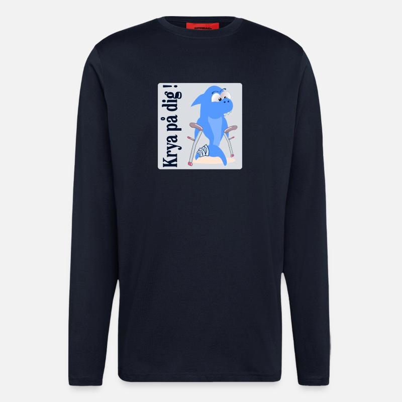 Gute Besserung, Kinder - Langarmshirt - made by SPREAD  - DARK NAVY
