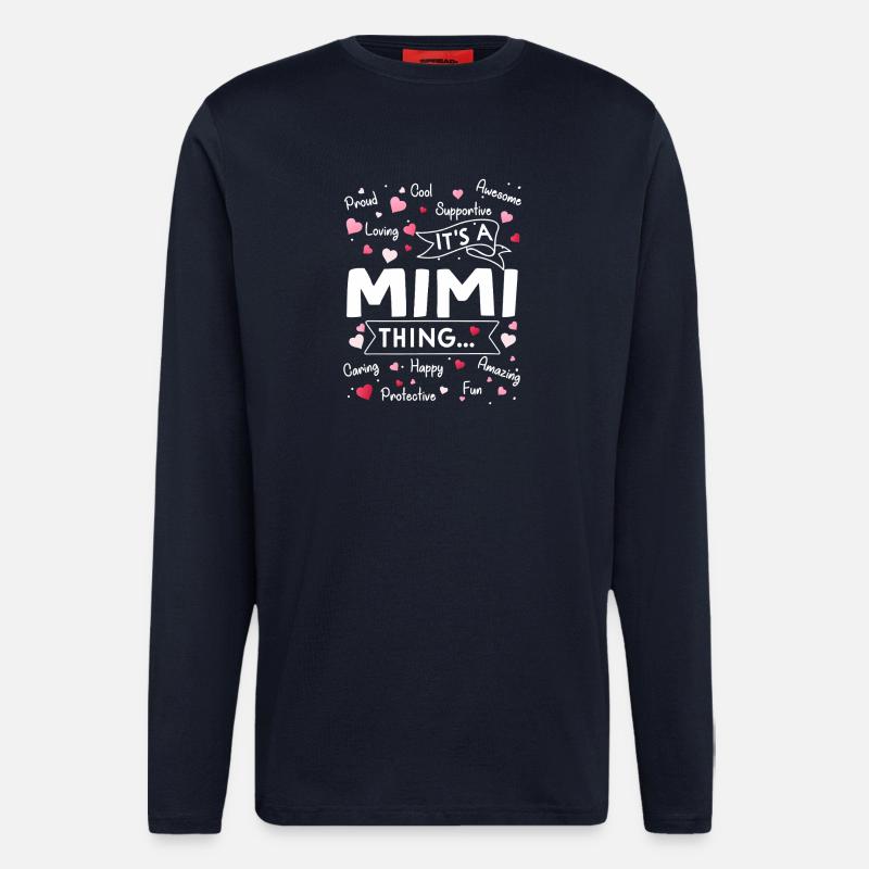 Das ist eine Mimi-Sache - Langarmshirt - made by SPREAD  - DARK NAVY
