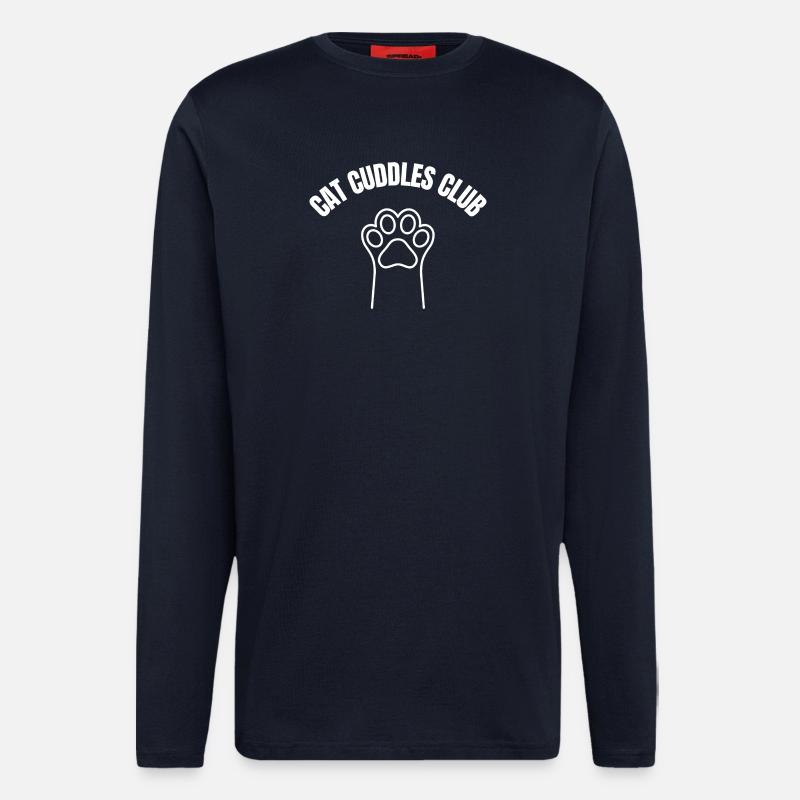 Cat Cuddle Club - Longsleeve - made by SPREAD  - DARK NAVY