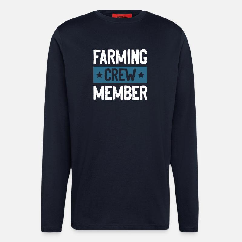 Farming Crew - Longsleeve - made by SPREAD  - DARK NAVY