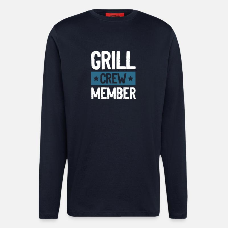 Grill Crew - Longsleeve - made by SPREAD  - DARK NAVY