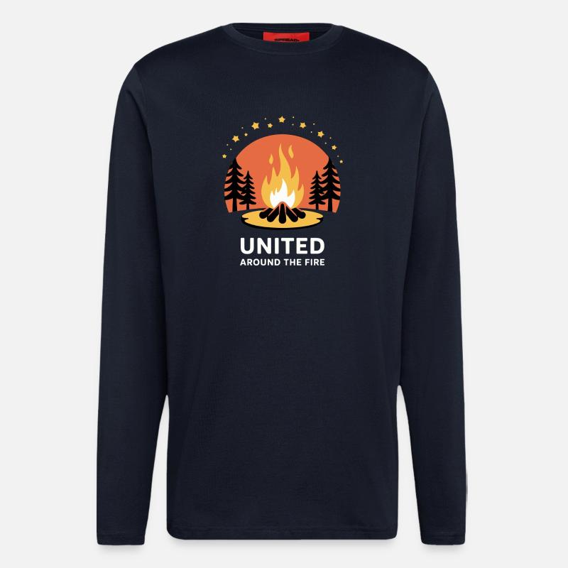 Campfire Unity Circle - Longsleeve - made by SPREAD  - DARK NAVY
