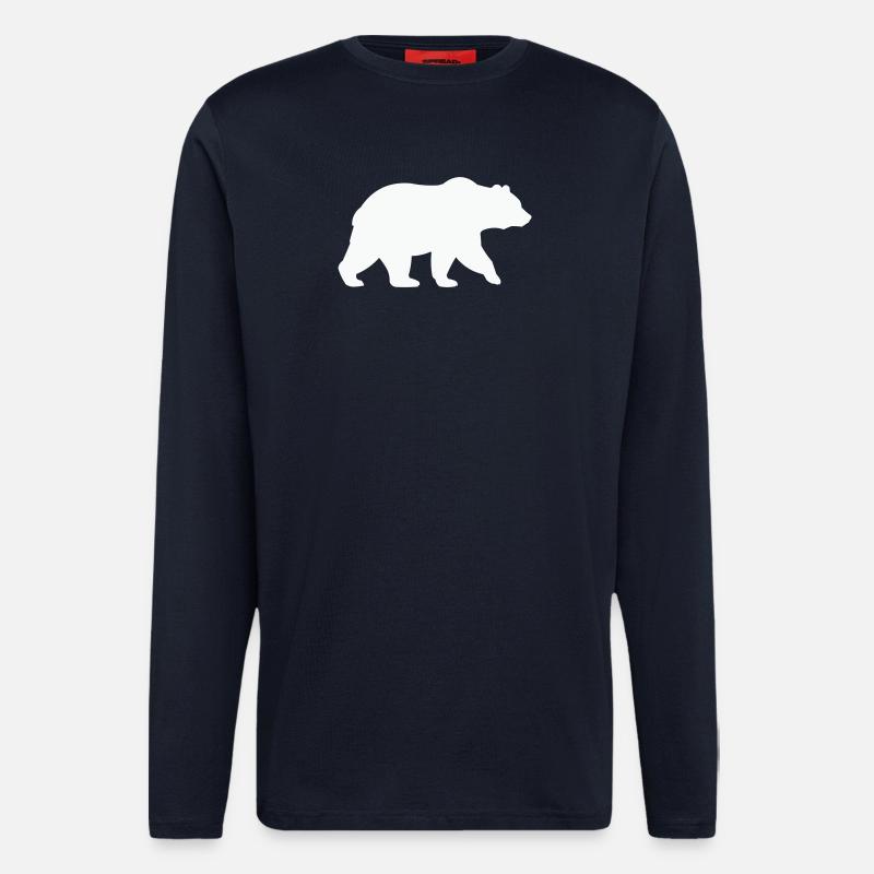 baer- - Langarmshirt - made by SPREAD  - DARK NAVY