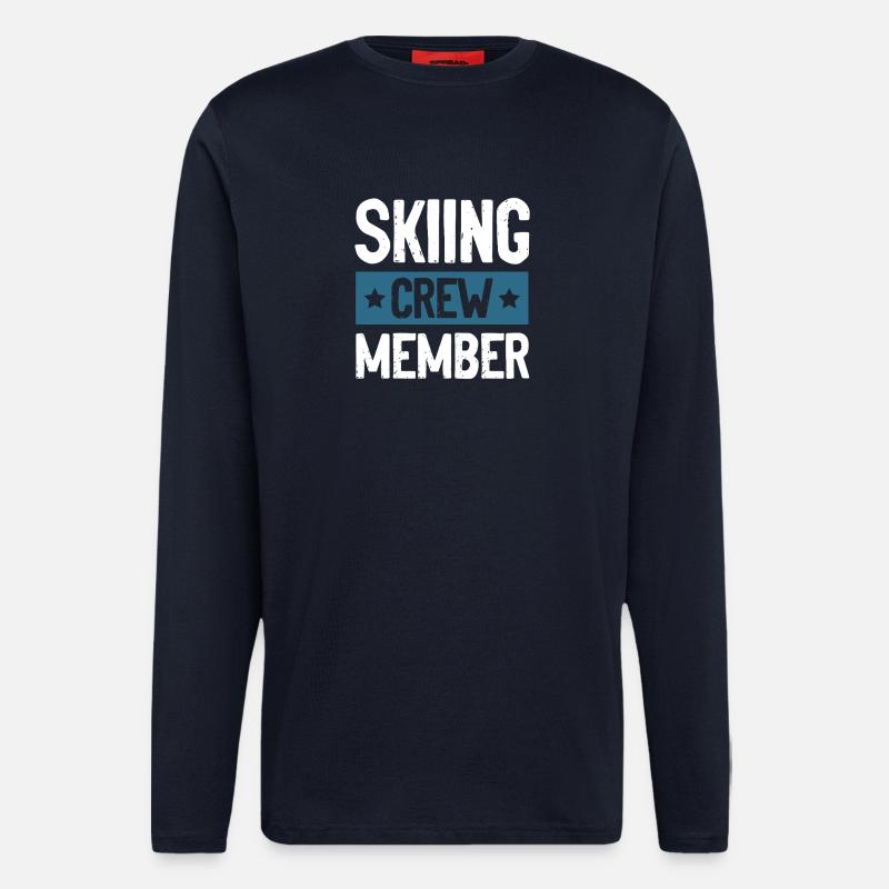 Skiing Crew - Langarmshirt - made by SPREAD - DARK NAVY