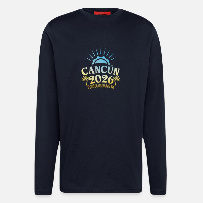 Cancun 2026 Bunt - Langarmshirt - made by SPREAD  - DARK NAVY