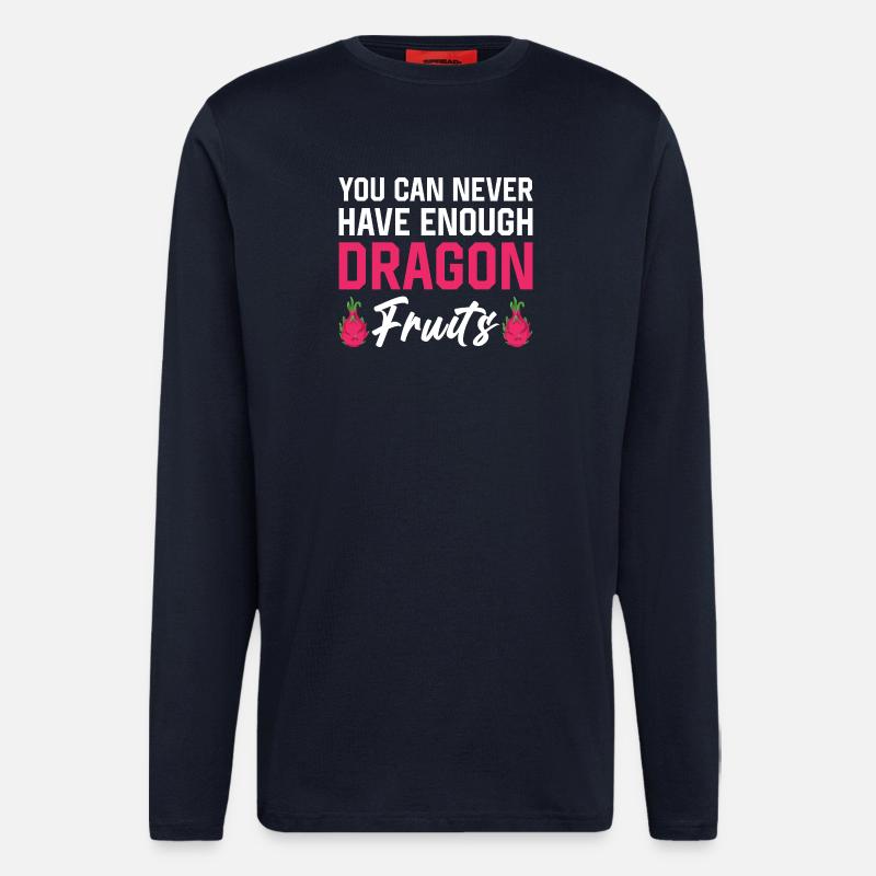 Dragon Fruit Powerprints - Longsleeve - made by SPREAD  - DARK NAVY