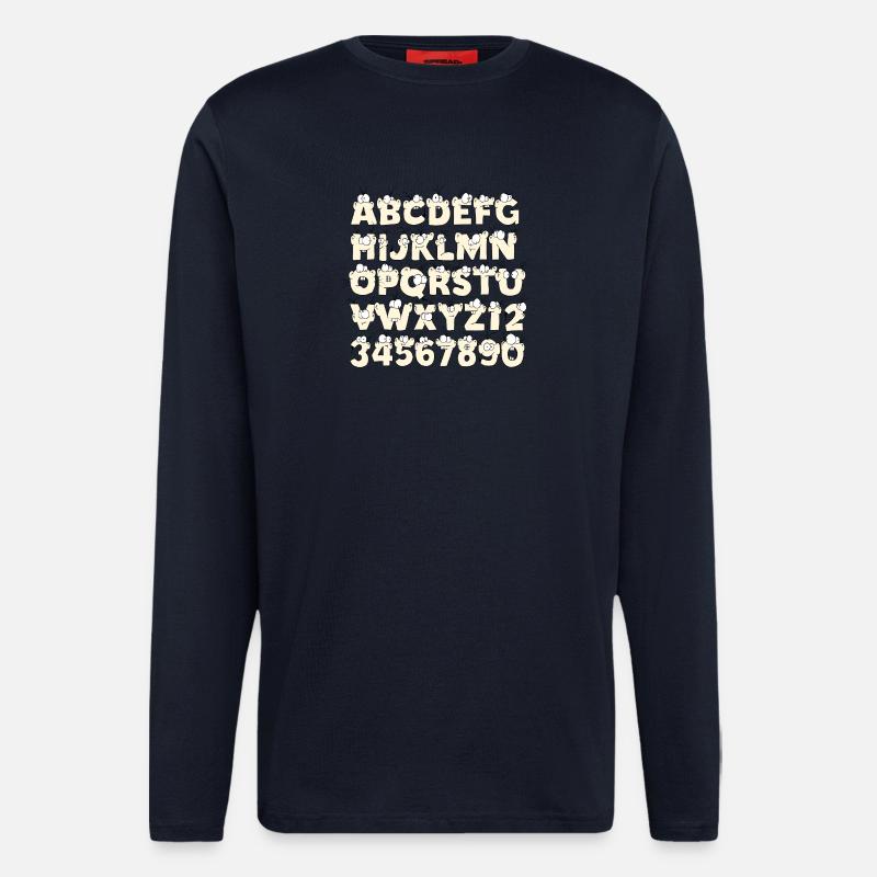 ABC - Longsleeve - made by SPREAD  - DARK NAVY