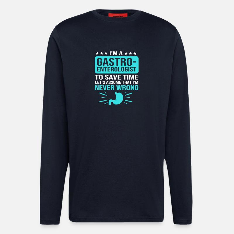 Gastroenterology - Longsleeve - made by SPREAD  - DARK NAVY