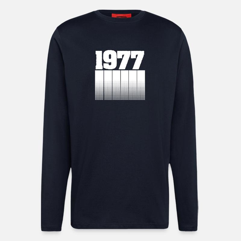 1977 - Langarmshirt - made by SPREAD  - DARK NAVY