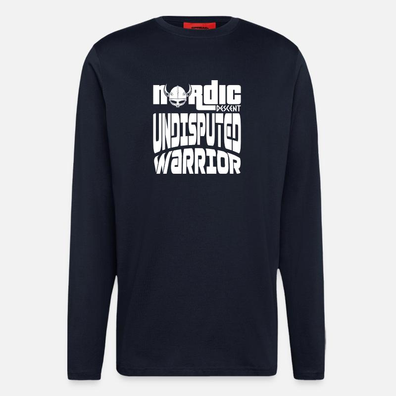 WIKINGERKRIEGER | NORDIC DESCENT V3 - Langarmshirt - made by SPREAD  - DARK NAVY
