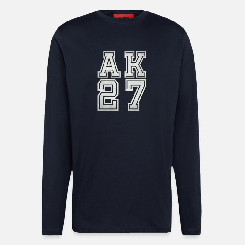 AK 27 - Manches longues bio décontracté fabriqué en UE - DARK NAVY