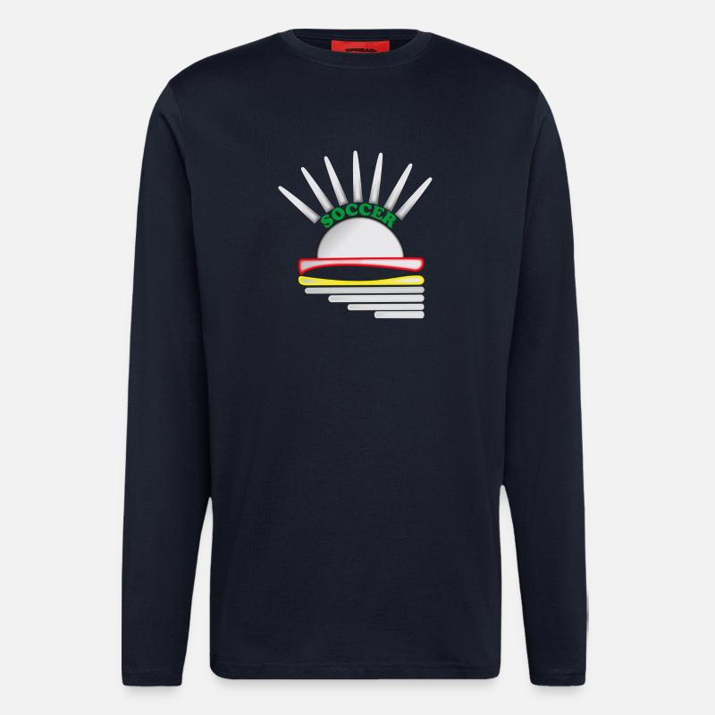 Fußball Logo - Langarmshirt - made by SPREAD - DARK NAVY