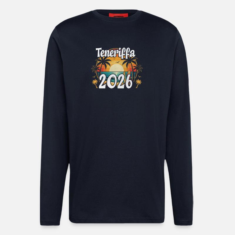 Teneriffa 2026 - Langarmshirt - made by SPREAD  - DARK NAVY