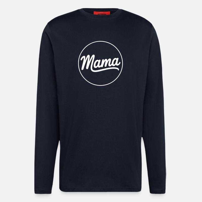 Mama Circle Emblem - Langarmshirt - made by SPREAD - DARK NAVY